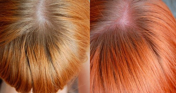 окрашивание волос тоником, до и после